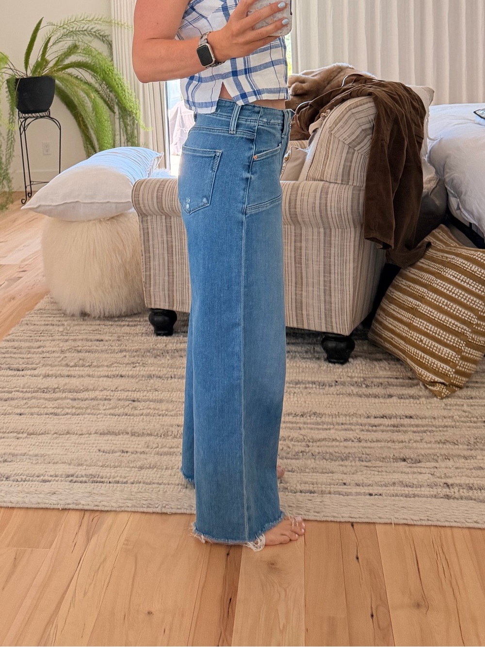 PAIGE Anessa high-rise wide-leg jeans